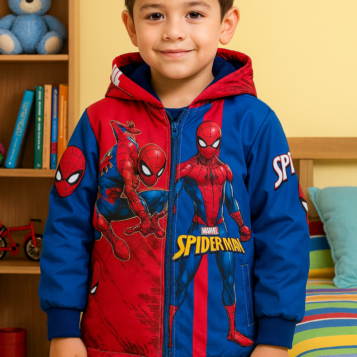 Chaqueta Impermeable del Hombre Araña