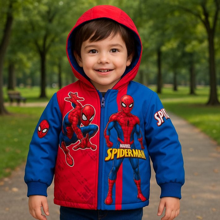 Chaqueta Impermeable del Hombre Araña