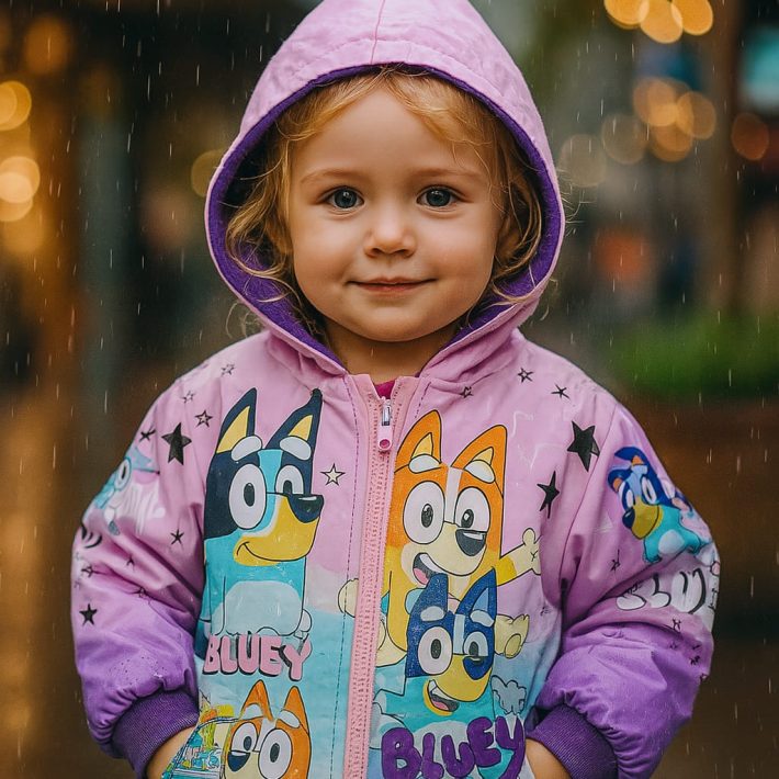 Chaqueta Impermeable Bluey (Niña)