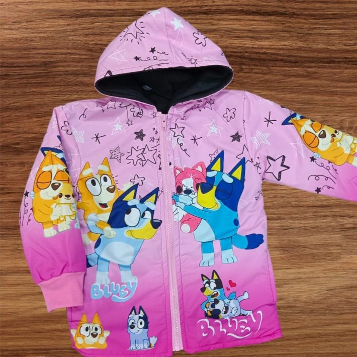 CHAQUETA IMPERMEABLE BLUEY ROSADA