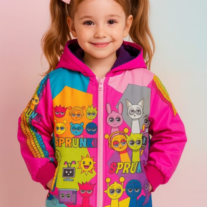 Chaqueta Impermeable Sprunki ( Niña )